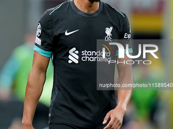 Trent Alexander-Arnold of Liverpool FC during the UEFA Champions League 2024/25 League Phase MD1 match between AC Milan and Liverpool FC at...