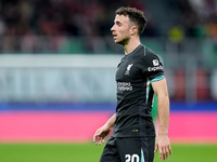 Diogo Jota of Liverpool FC looks on during the UEFA Champions League 2024/25 League Phase MD1 match between AC Milan and Liverpool FC at Sta...