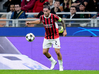 Davide Calabria of AC Milan during the UEFA Champions League 2024/25 League Phase MD1 match between AC Milan and Liverpool FC at Stadio San...