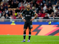 Cody Gakpo of Liverpool FC looks on during the UEFA Champions League 2024/25 League Phase MD1 match between AC Milan and Liverpool FC at Sta...