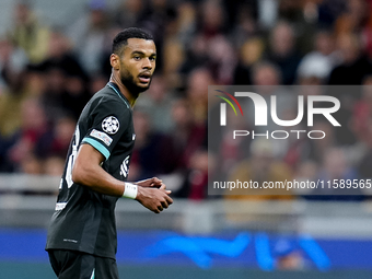 Cody Gakpo of Liverpool FC during the UEFA Champions League 2024/25 League Phase MD1 match between AC Milan and Liverpool FC at Stadio San S...