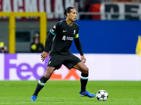 Virgil van Dijk of Liverpool FC during the UEFA Champions League 2024/25 League Phase MD1 match between AC Milan and Liverpool FC at Stadio...