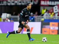 Virgil van Dijk of Liverpool FC during the UEFA Champions League 2024/25 League Phase MD1 match between AC Milan and Liverpool FC at Stadio...