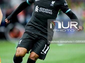 Mohamed Salah of Liverpool FC during the UEFA Champions League 2024/25 League Phase MD1 match between AC Milan and Liverpool FC at Stadio Sa...