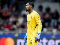 Mike Maignan of AC Milan during the UEFA Champions League 2024/25 League Phase MD1 match between AC Milan and Liverpool FC at Stadio San Sir...