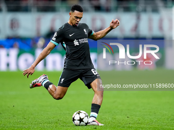 Trent Alexander-Arnold of Liverpool FC during the UEFA Champions League 2024/25 League Phase MD1 match between AC Milan and Liverpool FC at...