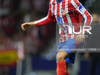 Rodrigo Riquelme left winger of Atletico de Madrid and Spain during the UEFA Champions League 2024/25 League Phase MD1 match between Atletic...