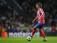 Antoine Griezmann second striker of Atletico de Madrid and France controls the ball during the UEFA Champions League 2024/25 League Phase MD...