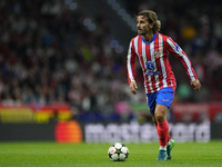 Antoine Griezmann second striker of Atletico de Madrid and France controls the ball during the UEFA Champions League 2024/25 League Phase MD...