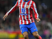 Antoine Griezmann second striker of Atletico de Madrid and France controls the ball during the UEFA Champions League 2024/25 League Phase MD...