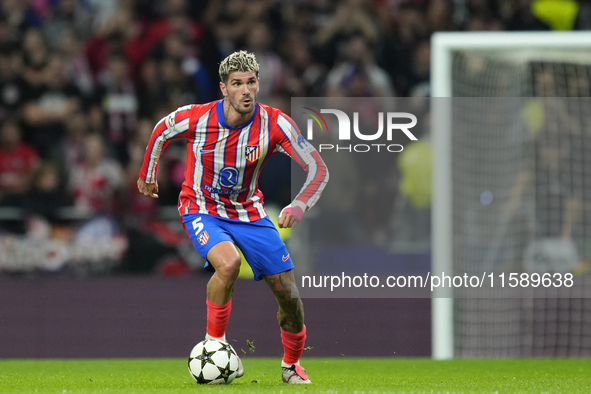 Rodrigo de Paul central midfield of Atletico de Madrid and Argentina in action during the UEFA Champions League 2024/25 League Phase MD1 mat...