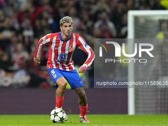 Rodrigo de Paul central midfield of Atletico de Madrid and Argentina in action during the UEFA Champions League 2024/25 League Phase MD1 mat...