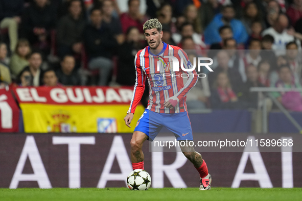 Rodrigo de Paul central midfield of Atletico de Madrid and Argentina during the UEFA Champions League 2024/25 League Phase MD1 match between...