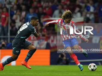 Antoine Griezmann second striker of Atletico de Madrid and France during the UEFA Champions League 2024/25 League Phase MD1 match between At...