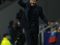 Diego Pablo Cholo Simeone head coach of Atletico de Madrid during the UEFA Champions League 2024/25 League Phase MD1 match between Atletico...