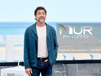 Javier Bardem attends the photocall for the Donostia Awards during the 72nd San Sebastian International Film Festival in San Sebastian, Spai...