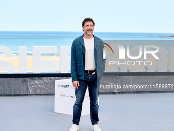 Javier Bardem attends the photocall for the Donostia Awards during the 72nd San Sebastian International Film Festival in San Sebastian, Spai...