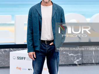 Javier Bardem attends the photocall for the Donostia Awards during the 72nd San Sebastian International Film Festival in San Sebastian, Spai...