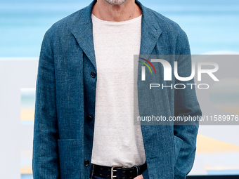 Javier Bardem attends the photocall for the Donostia Awards during the 72nd San Sebastian International Film Festival in San Sebastian, Spai...