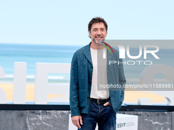 Javier Bardem attends the photocall for the Donostia Awards during the 72nd San Sebastian International Film Festival in San Sebastian, Spai...