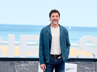 Javier Bardem attends the photocall for the Donostia Awards during the 72nd San Sebastian International Film Festival in San Sebastian, Spai...