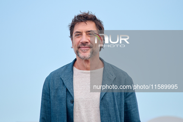 Javier Bardem attends the photocall for the Donostia Awards during the 72nd San Sebastian International Film Festival in San Sebastian, Spai...