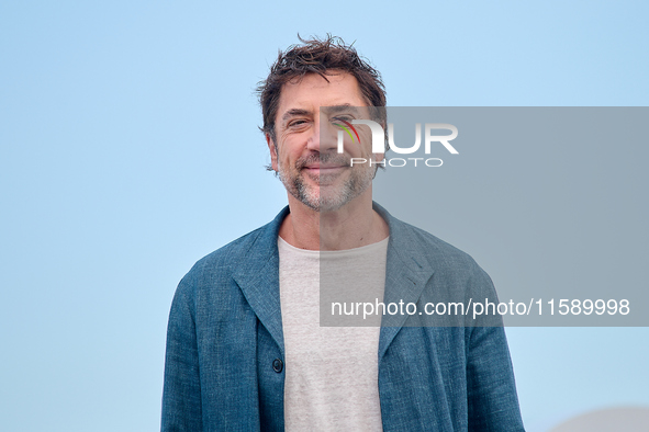 Javier Bardem attends the photocall for the Donostia Awards during the 72nd San Sebastian International Film Festival in San Sebastian, Spai...