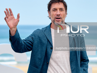 Javier Bardem attends the photocall for the Donostia Awards during the 72nd San Sebastian International Film Festival in San Sebastian, Spai...