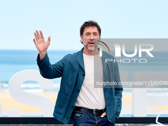 Javier Bardem attends the photocall for the Donostia Awards during the 72nd San Sebastian International Film Festival in San Sebastian, Spai...