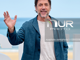 Javier Bardem attends the photocall for the Donostia Awards during the 72nd San Sebastian International Film Festival in San Sebastian, Spai...