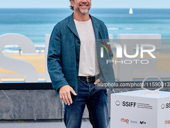 Javier Bardem attends the photocall for the Donostia Awards during the 72nd San Sebastian International Film Festival in San Sebastian, Spai...