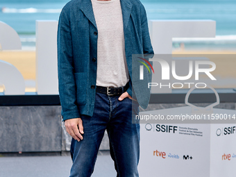 Javier Bardem attends the photocall for the Donostia Awards during the 72nd San Sebastian International Film Festival in San Sebastian, Spai...