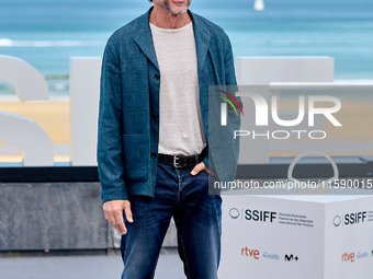 Javier Bardem attends the photocall for the Donostia Awards during the 72nd San Sebastian International Film Festival in San Sebastian, Spai...