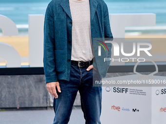 Javier Bardem attends the photocall for the Donostia Awards during the 72nd San Sebastian International Film Festival in San Sebastian, Spai...