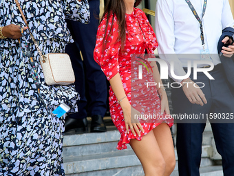 Patricia Morales and Maria Arthuer are at the Maria Cristina Hotel during the 72nd San Sebastian International Film Festival in San Sebastia...