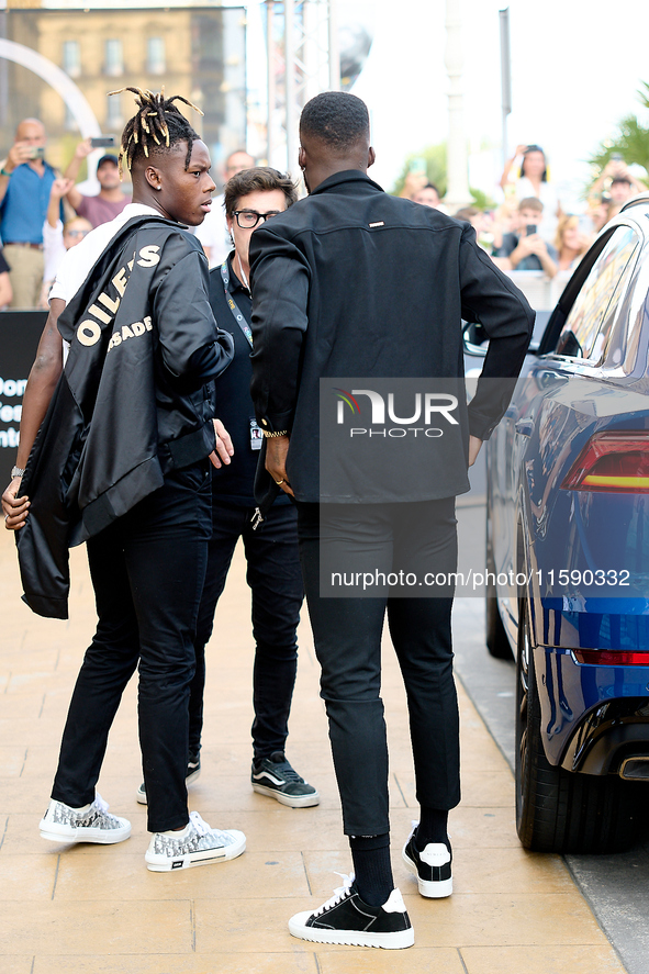 Nico Williams and Inaki Williams are at the Maria Cristina Hotel during the 72nd San Sebastian International Film Festival in San Sebastian,...