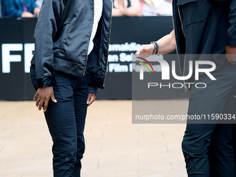 Nico Williams and Inaki Williams are at the Maria Cristina Hotel during the 72nd San Sebastian International Film Festival in San Sebastian,...