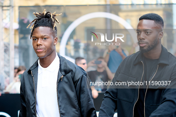 Nico Williams and Inaki Williams are at the Maria Cristina Hotel during the 72nd San Sebastian International Film Festival in San Sebastian,...