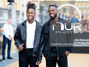 Nico Williams and Inaki Williams are at the Maria Cristina Hotel during the 72nd San Sebastian International Film Festival in San Sebastian,...