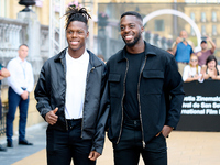 Nico Williams and Inaki Williams are at the Maria Cristina Hotel during the 72nd San Sebastian International Film Festival in San Sebastian,...