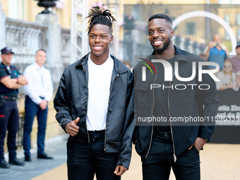 Nico Williams and Inaki Williams are at the Maria Cristina Hotel during the 72nd San Sebastian International Film Festival in San Sebastian,...