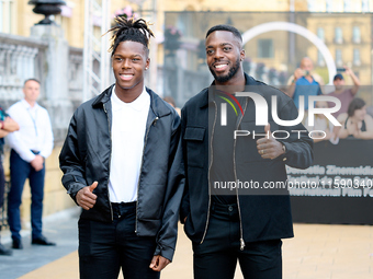 Nico Williams and Inaki Williams are at the Maria Cristina Hotel during the 72nd San Sebastian International Film Festival in San Sebastian,...