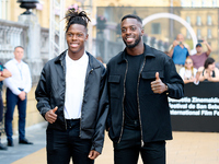 Nico Williams and Inaki Williams are at the Maria Cristina Hotel during the 72nd San Sebastian International Film Festival in San Sebastian,...