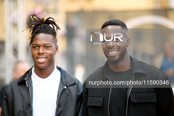 Nico Williams and Inaki Williams are at the Maria Cristina Hotel during the 72nd San Sebastian International Film Festival in San Sebastian,...