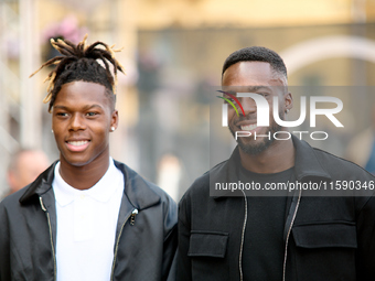 Nico Williams and Inaki Williams are at the Maria Cristina Hotel during the 72nd San Sebastian International Film Festival in San Sebastian,...