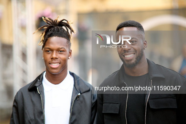 Nico Williams and Inaki Williams are at the Maria Cristina Hotel during the 72nd San Sebastian International Film Festival in San Sebastian,...