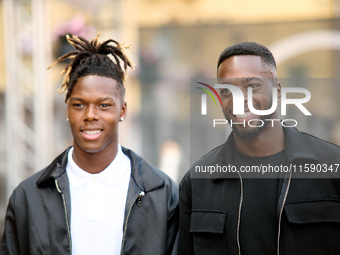 Nico Williams and Inaki Williams are at the Maria Cristina Hotel during the 72nd San Sebastian International Film Festival in San Sebastian,...