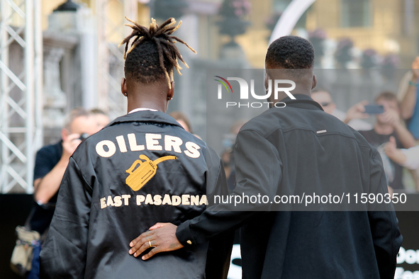 Nico Williams and Inaki Williams are at the Maria Cristina Hotel during the 72nd San Sebastian International Film Festival in San Sebastian,...