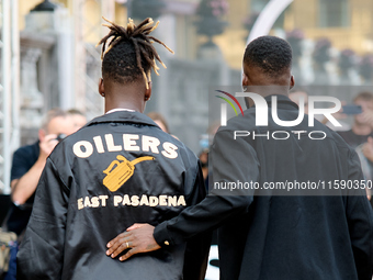 Nico Williams and Inaki Williams are at the Maria Cristina Hotel during the 72nd San Sebastian International Film Festival in San Sebastian,...