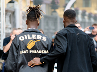 Nico Williams and Inaki Williams are at the Maria Cristina Hotel during the 72nd San Sebastian International Film Festival in San Sebastian,...